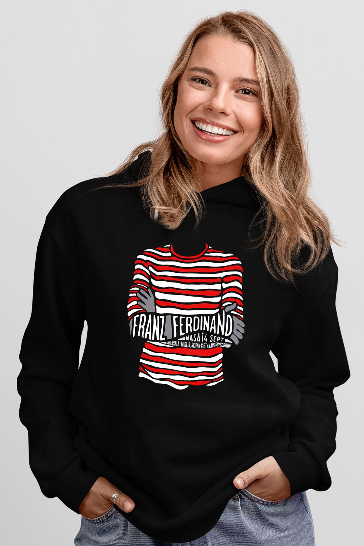 Franz Ferdinand Siyah Unisex Hoodie