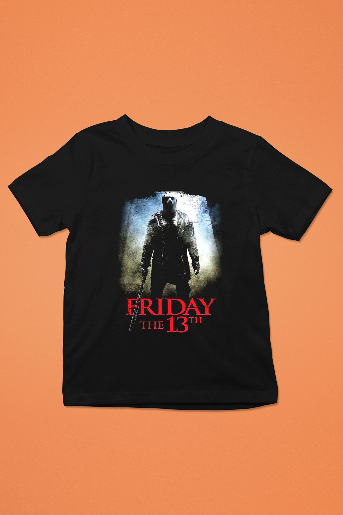 Friday the 13th 13.Cuma Baskılı Siyah Unisex Çocuk Tişört