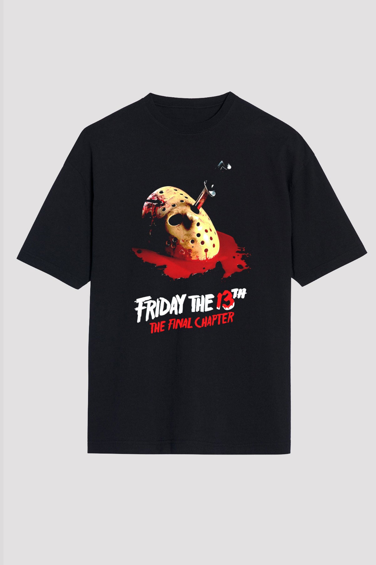 Friday the 13th 13.Cuma Siyah Oversize Tişört