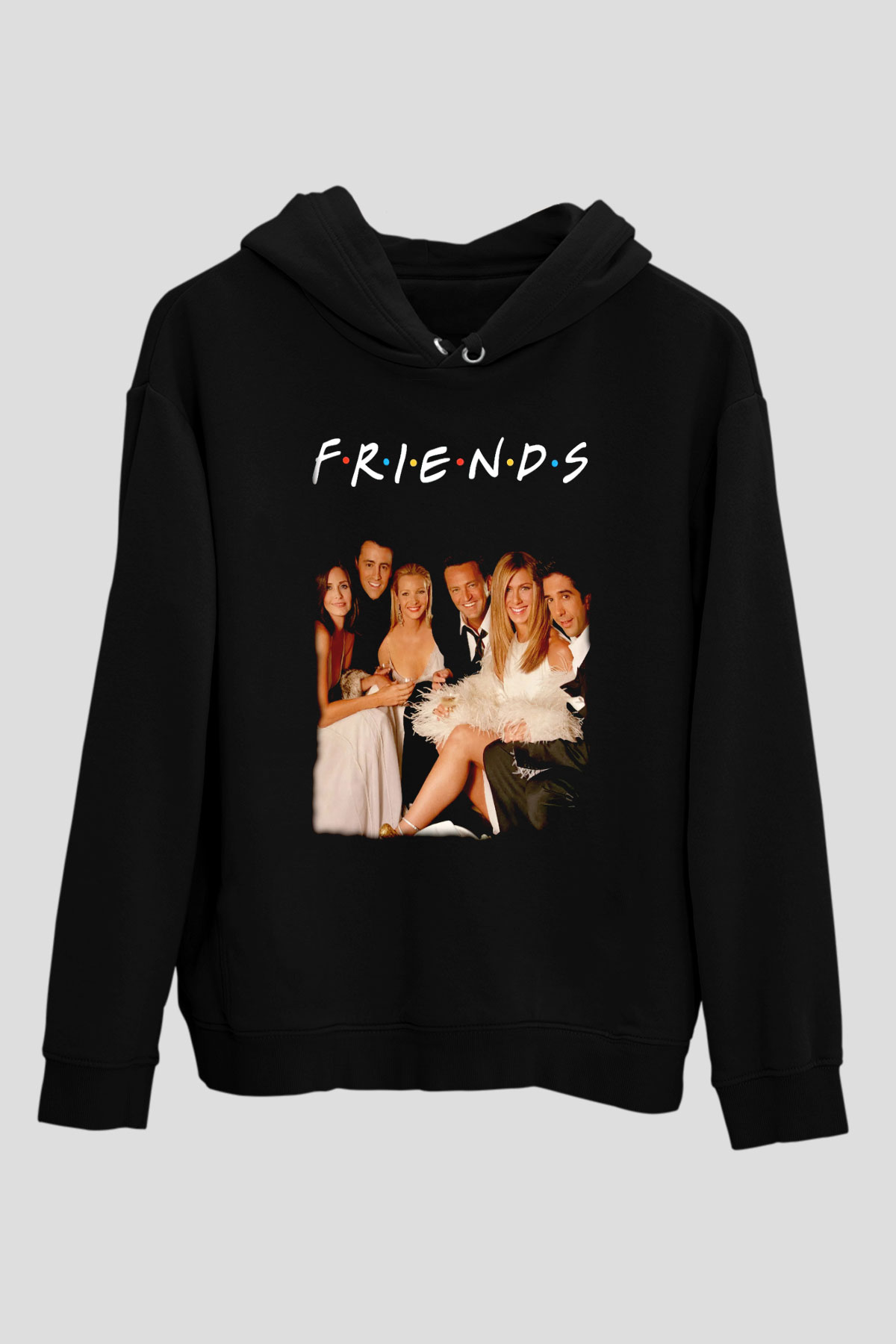 Friends Siyah Unisex Hoodie
