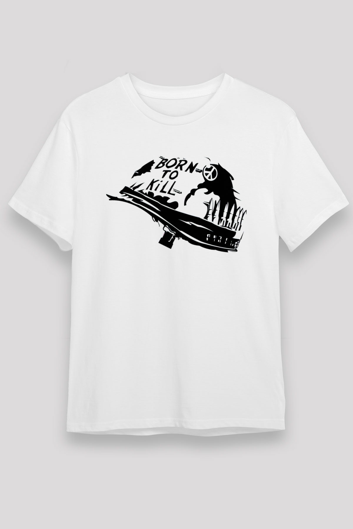 Full Metal Jacket Beyaz Unisex Tişört T-Shirt