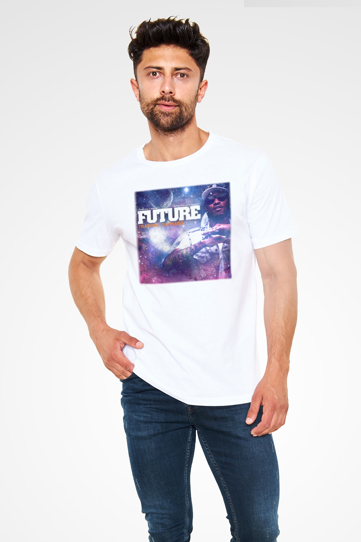 Future Beyaz Unisex Tişört T-Shirt - TişörtFabrikası