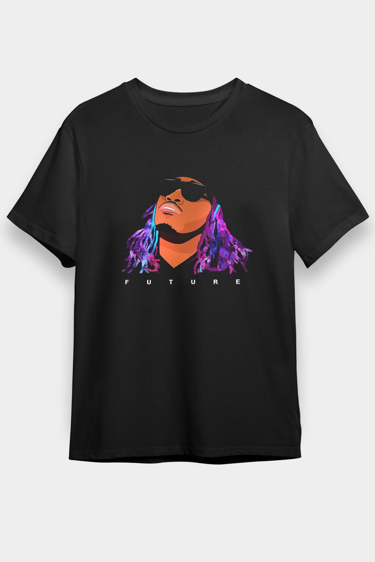 Future Siyah Unisex Tişört T-Shirt - TişörtFabrikası