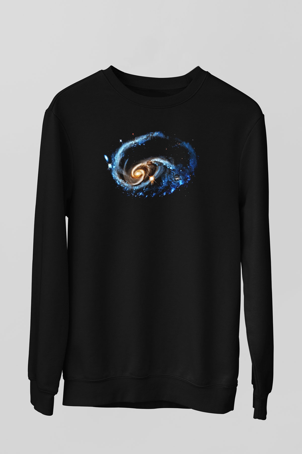 Galaksi Siyah Unisex Sweatshirt