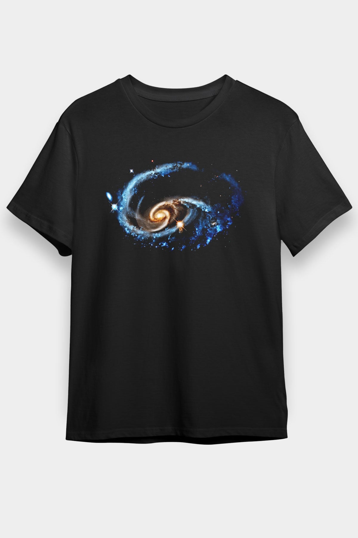 Galaksi Siyah Unisex Tişört T-Shirt - TişörtFabrikası