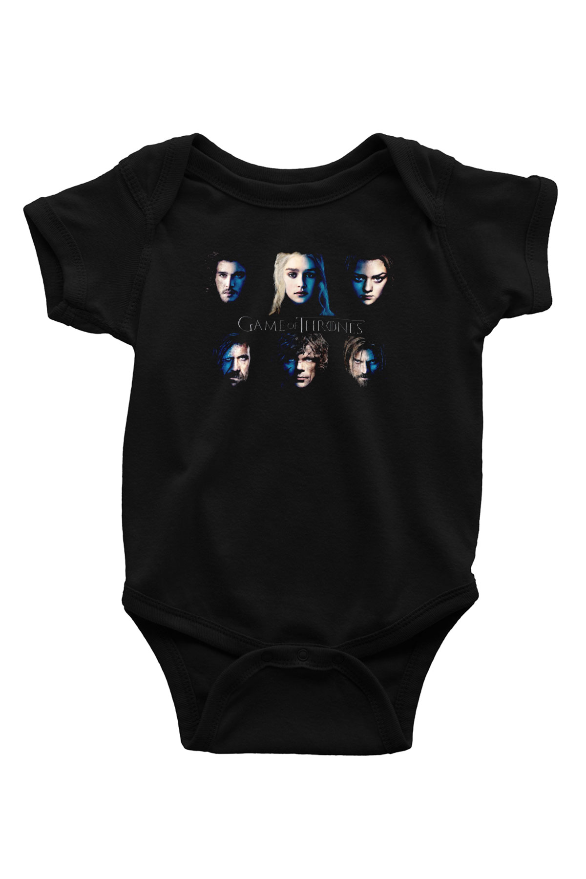 Game of Thrones Siyah Bebek Body - Zıbın