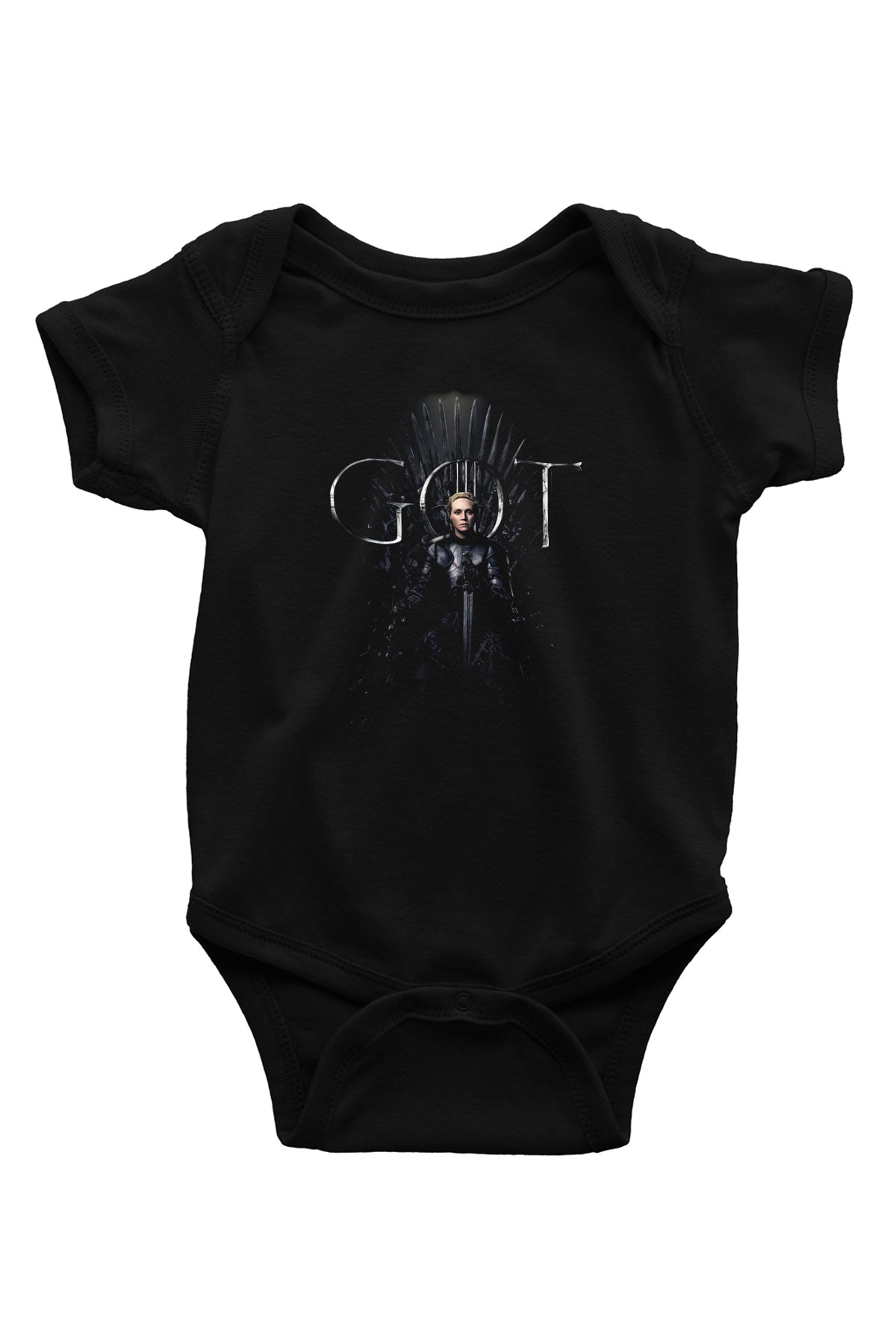Game of Thrones Siyah Bebek Body - Zıbın