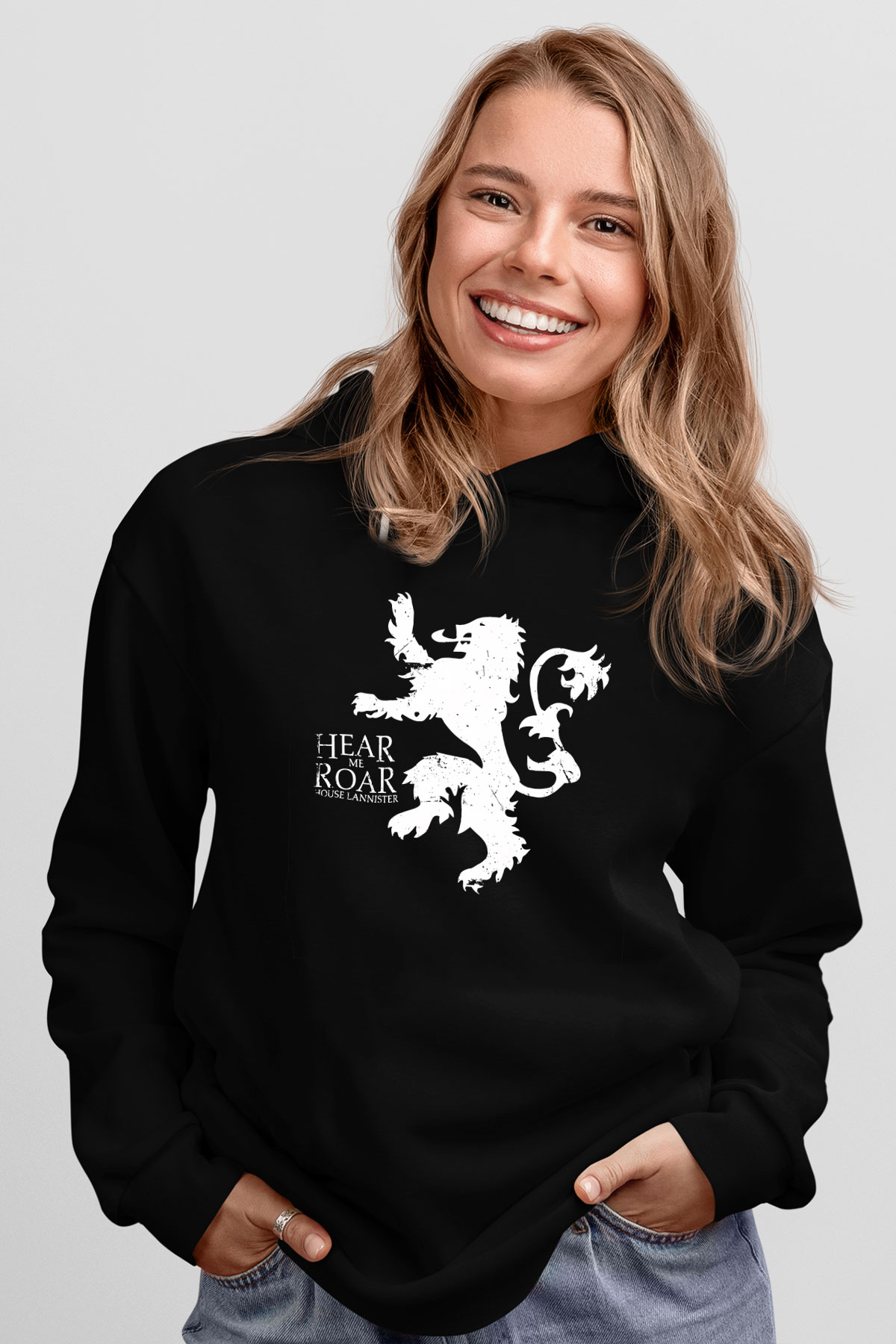 Game of Thrones Siyah Unisex Hoodie