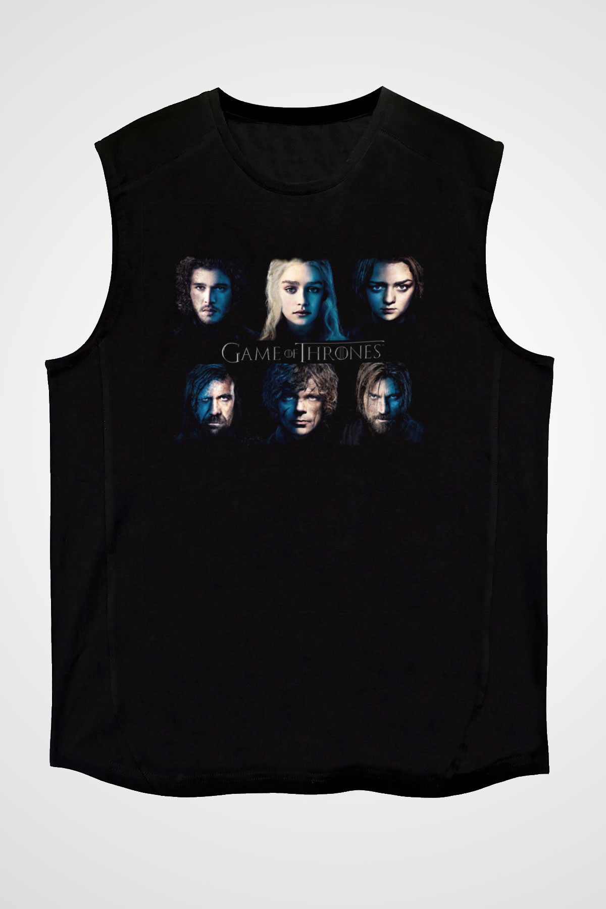 Game of Thrones Siyah Unisex Kolsuz Tişört