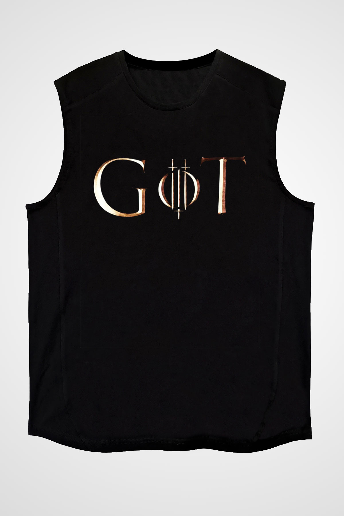 Game of Thrones Siyah Unisex Kolsuz Tişört