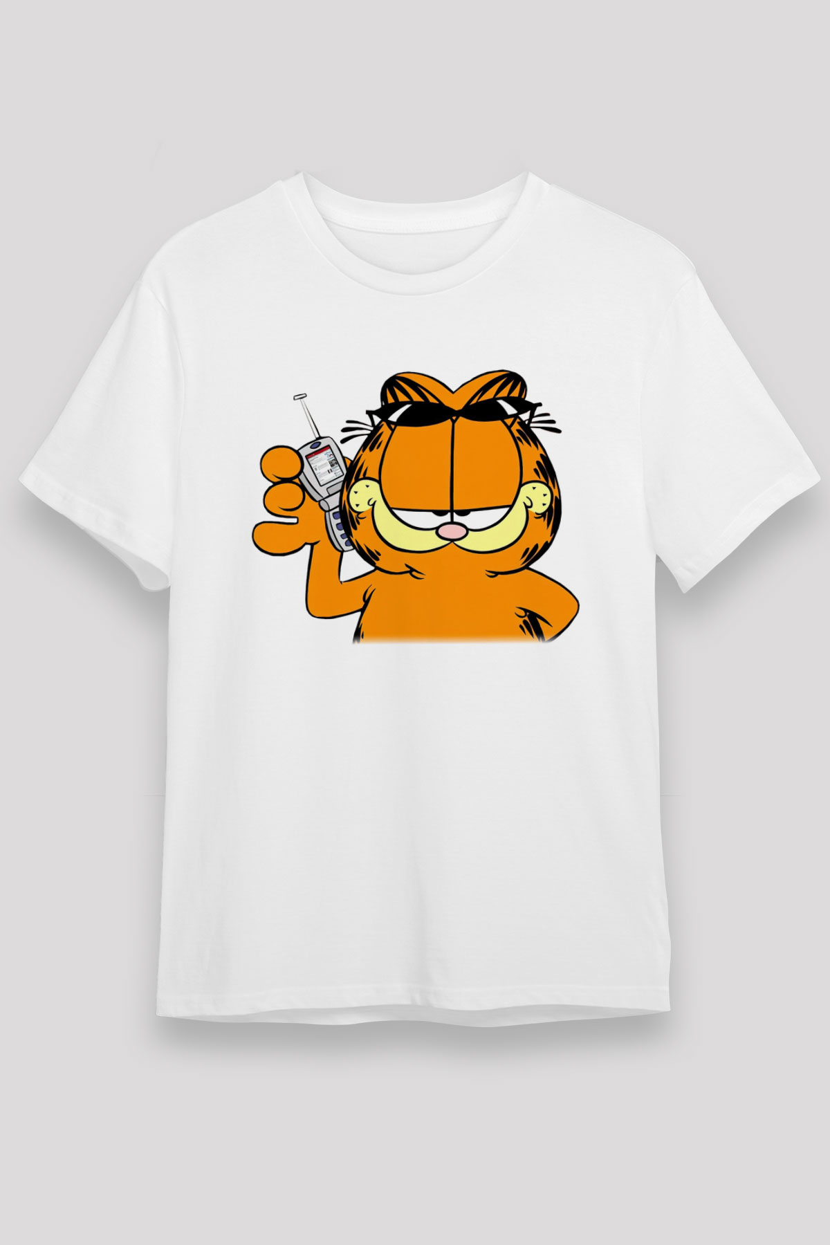 Garfield Beyaz Unisex Tişört
