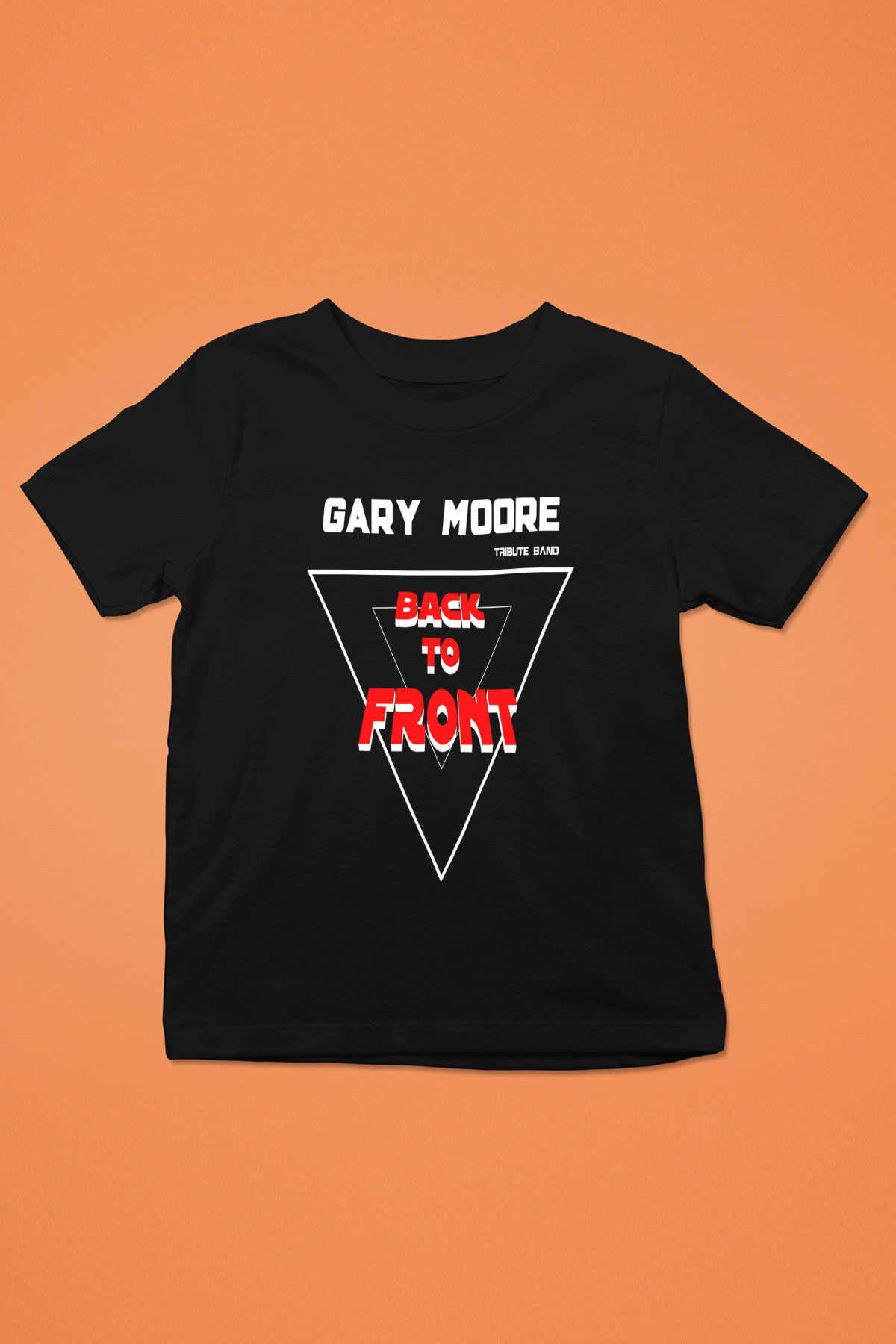 Gary Moore Baskılı Siyah Unisex Çocuk Tişört