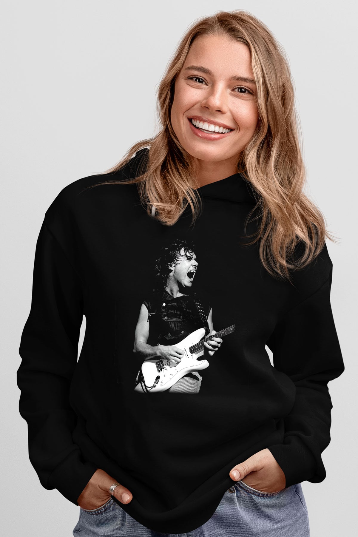 Gary Moore Siyah Unisex Hoodie