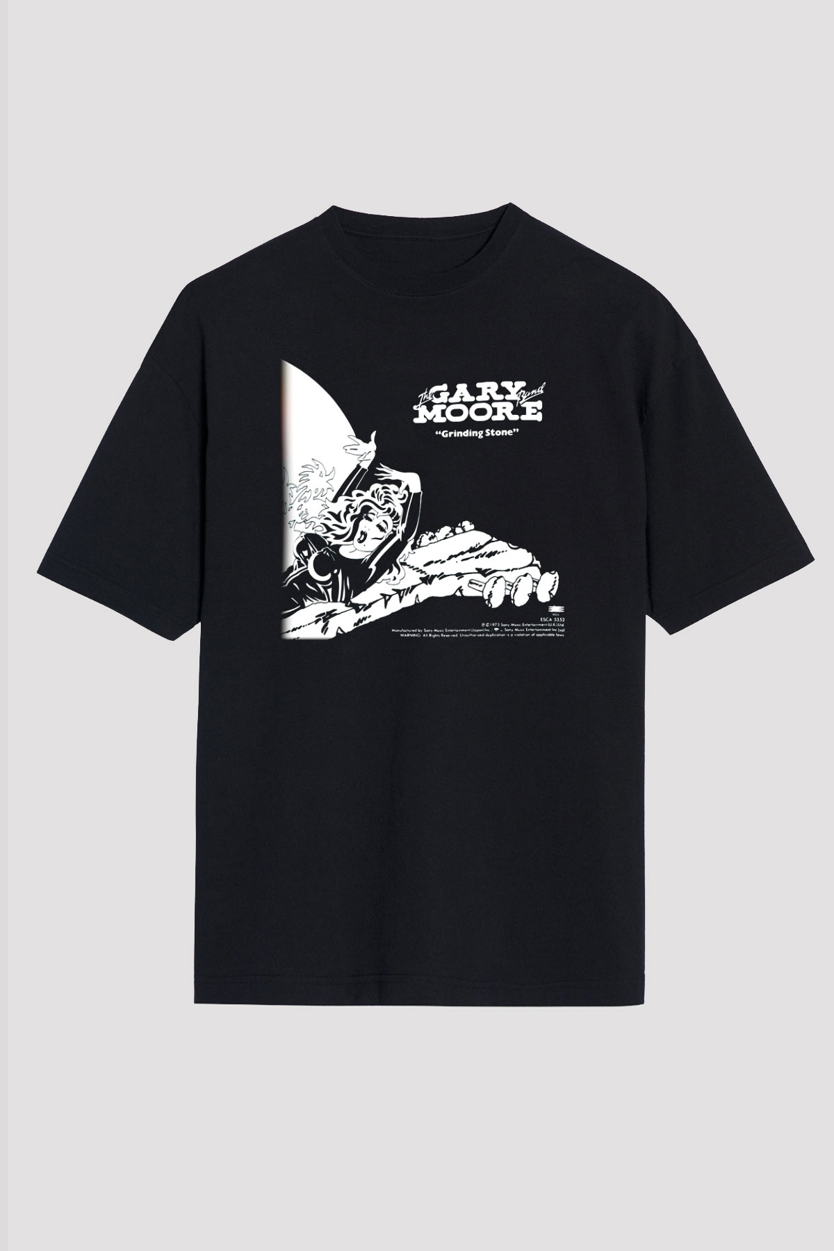 Gary Moore Siyah Unisex Oversize Tişört T-Shirt