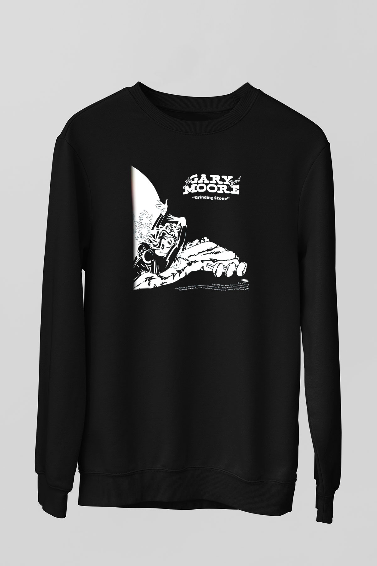 Gary Moore Siyah Unisex Sweatshirt