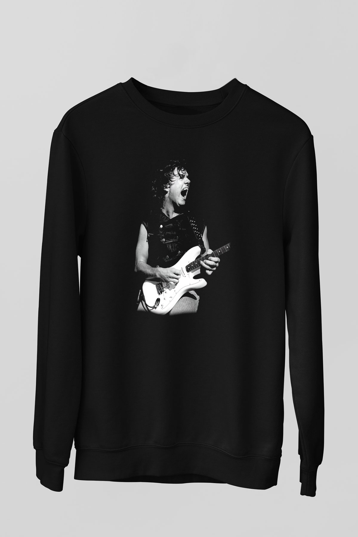 Gary Moore Siyah Unisex Sweatshirt
