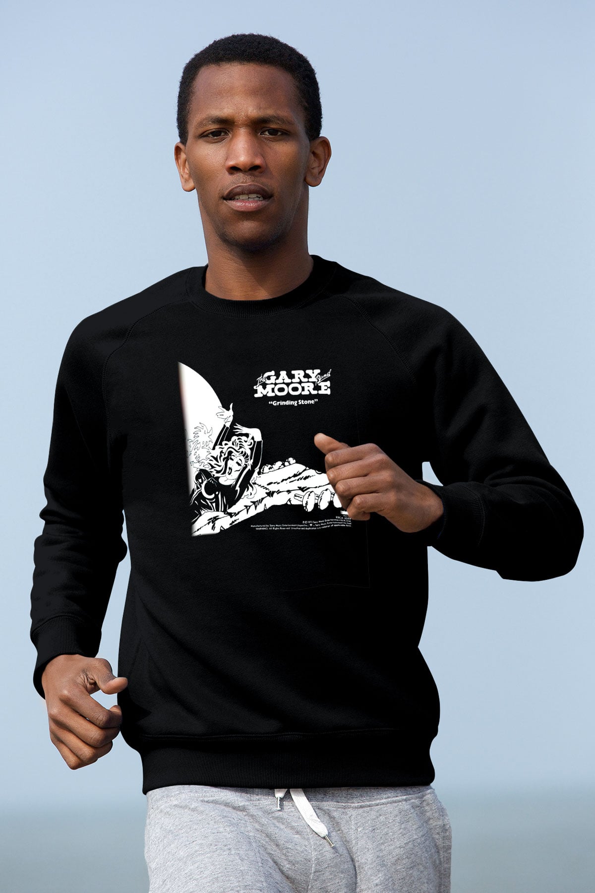 Gary Moore Siyah Unisex Sweatshirt