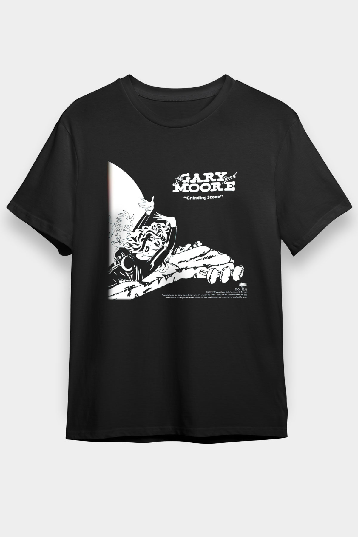 Gary Moore Siyah Unisex Tişört T-Shirt - TişörtFabrikası