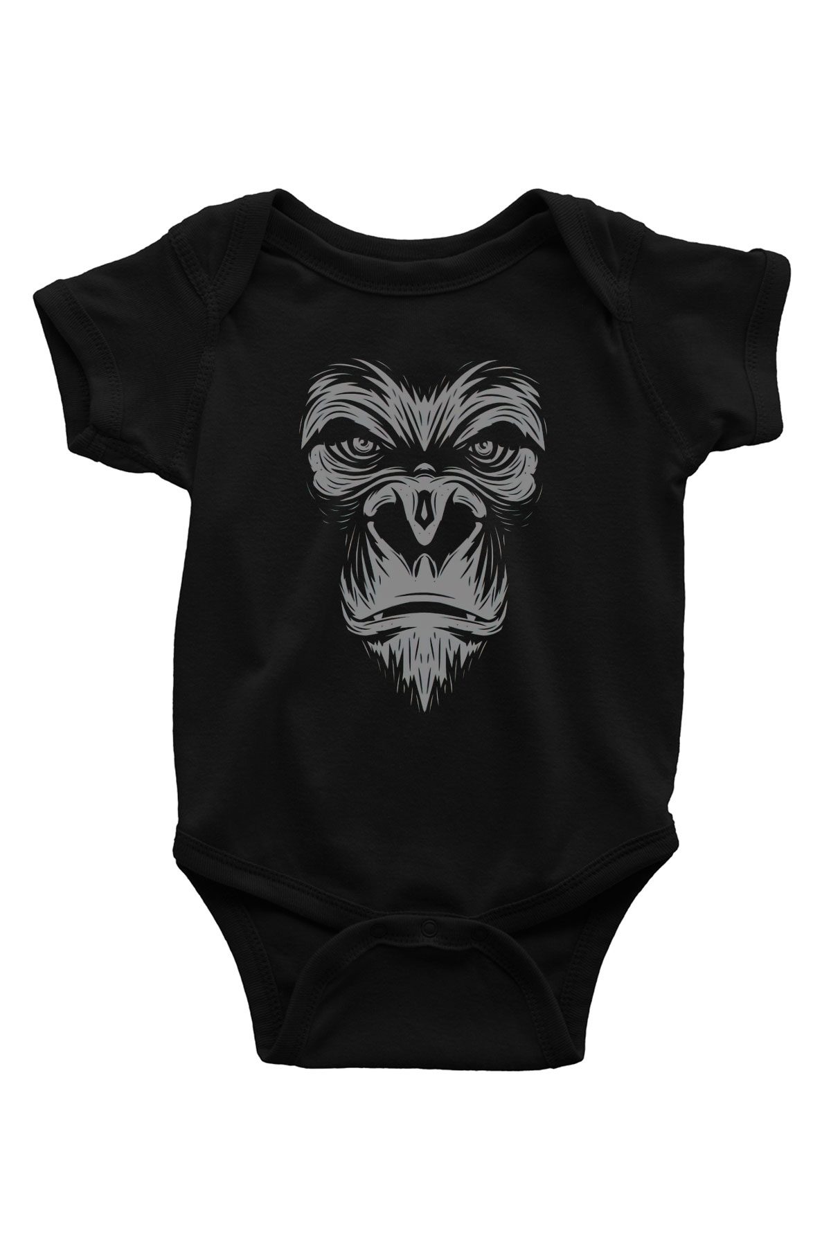 Gas Monkey Garage Baskılı Siyah Bebek Body - Zıbın
