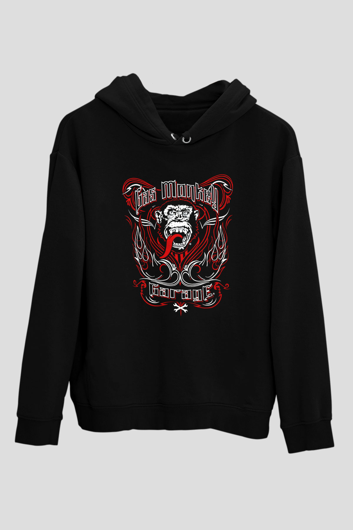 Gas Monkey Garage Siyah Unisex Hoodie