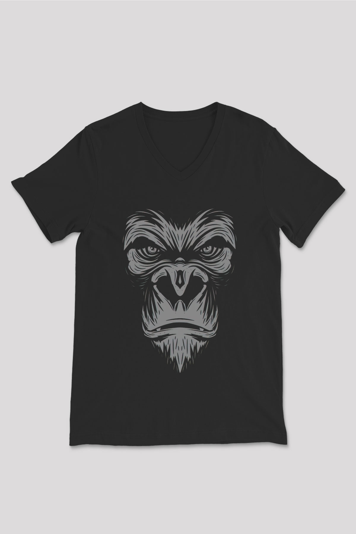 Gas Monkey Garage Siyah Unisex V Yaka Tişört T-Shirt