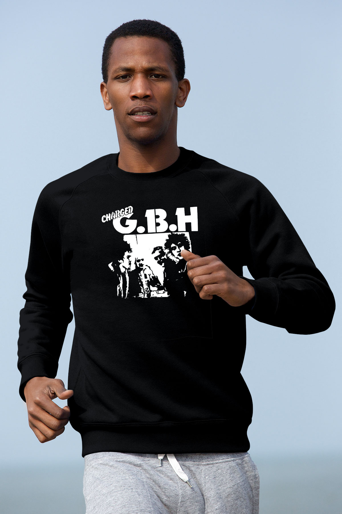 GBH Siyah Unisex Sweatshirt