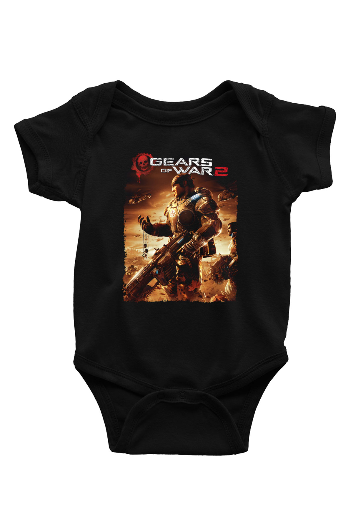 Gears of War Siyah Bebek Body - Zıbın