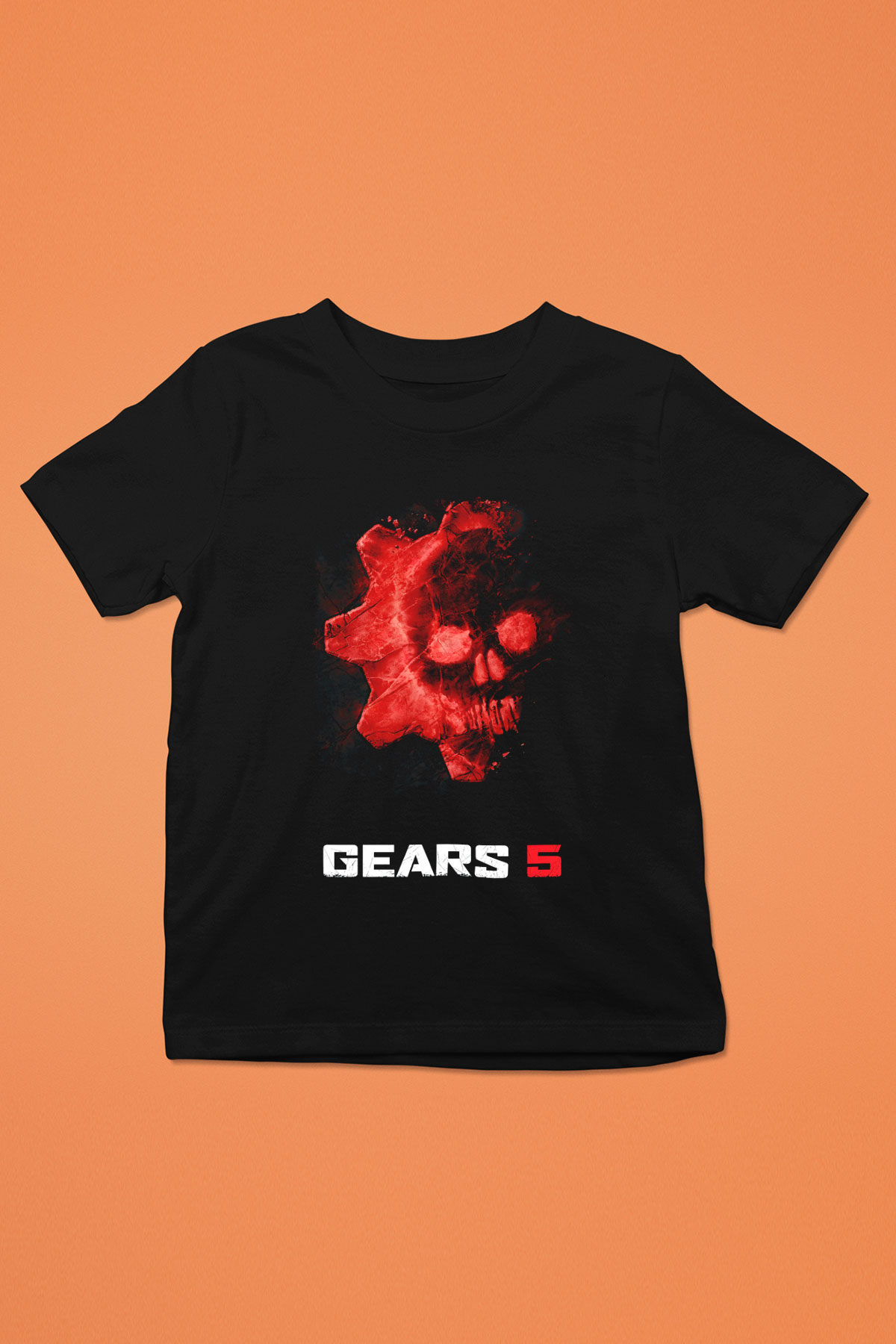 Gears of War Siyah Unisex Çocuk Tişört