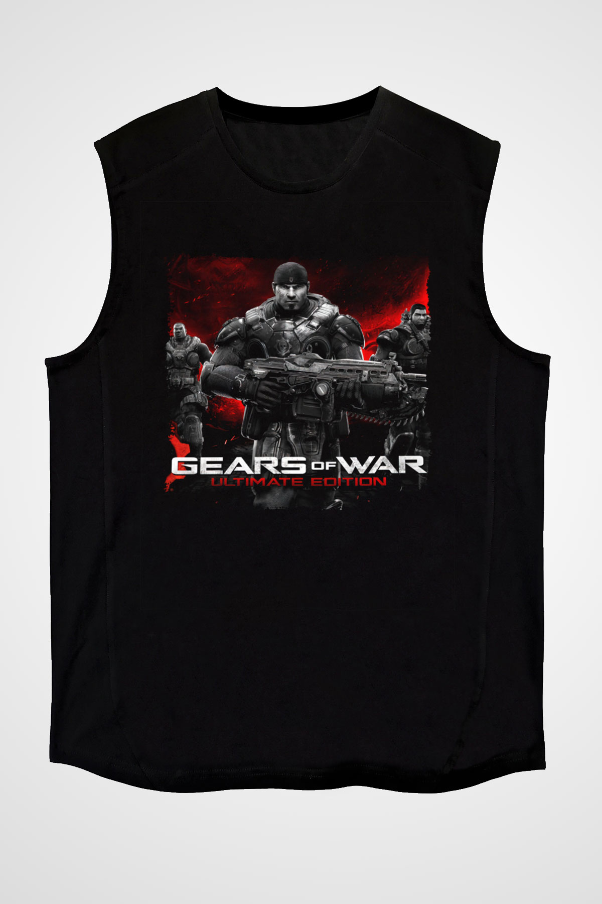 Gears of War Siyah Unisex Kolsuz Tişört