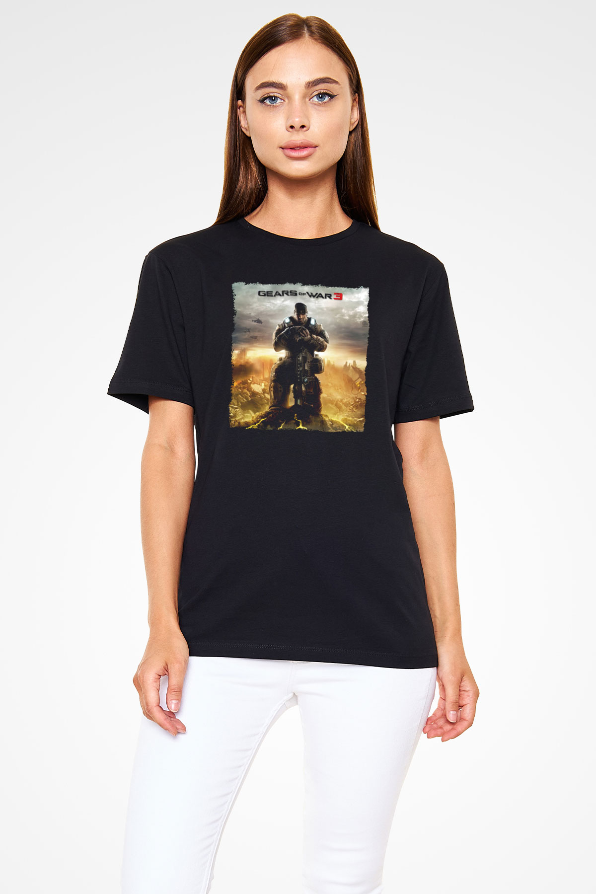 Gears of War Siyah Unisex Tişört T-Shirt