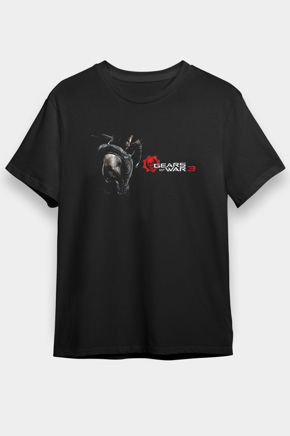 Gears of War Siyah Unisex Tişört T-Shirt