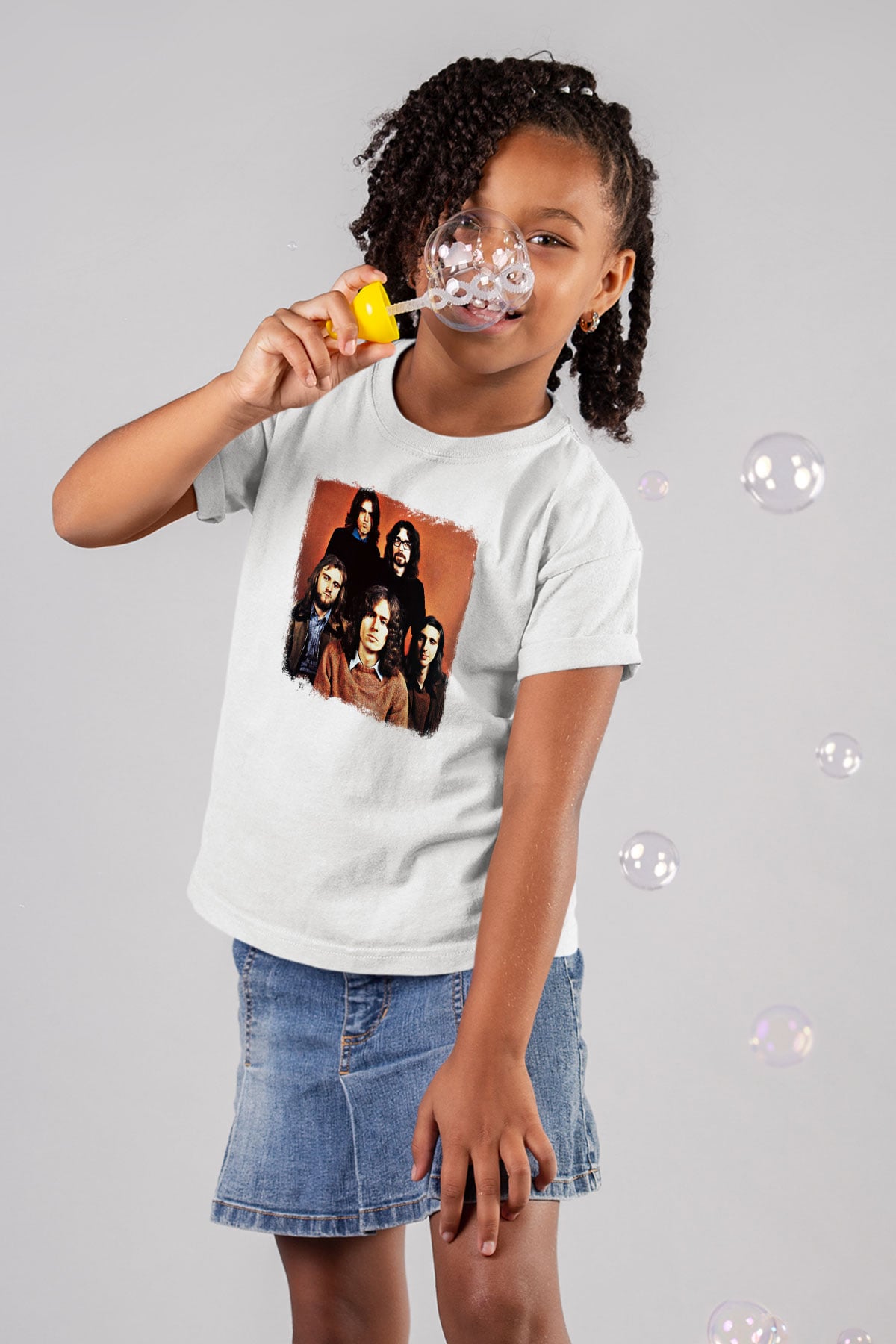 Genesis Baskılı Unisex Beyaz Çocuk Tişört