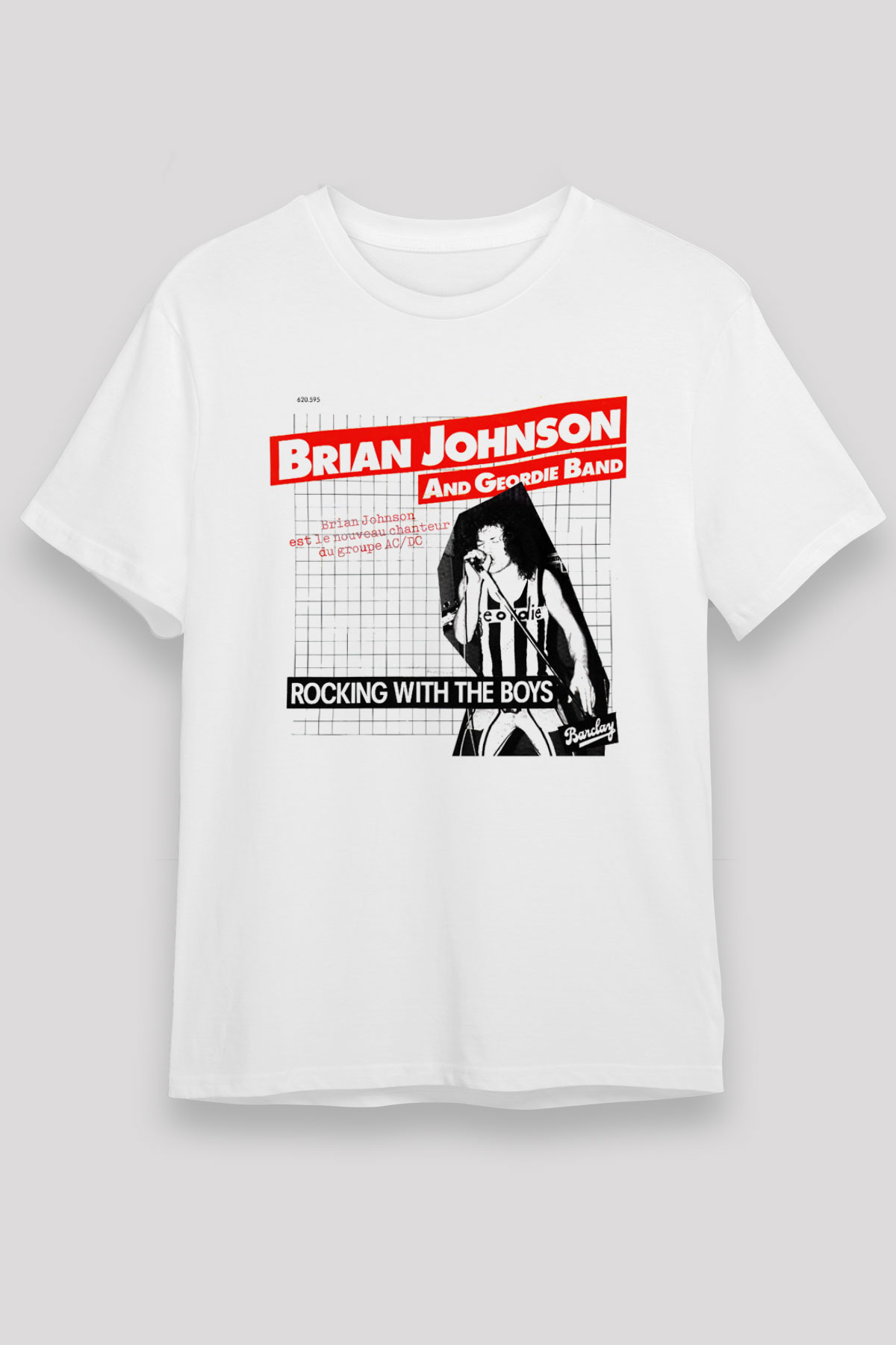 Geordie Beyaz Unisex Tişört T-Shirt - TişörtFabrikası