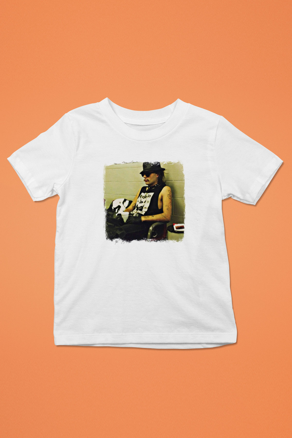 GG Allin Baskılı Unisex Beyaz Çocuk Tişört