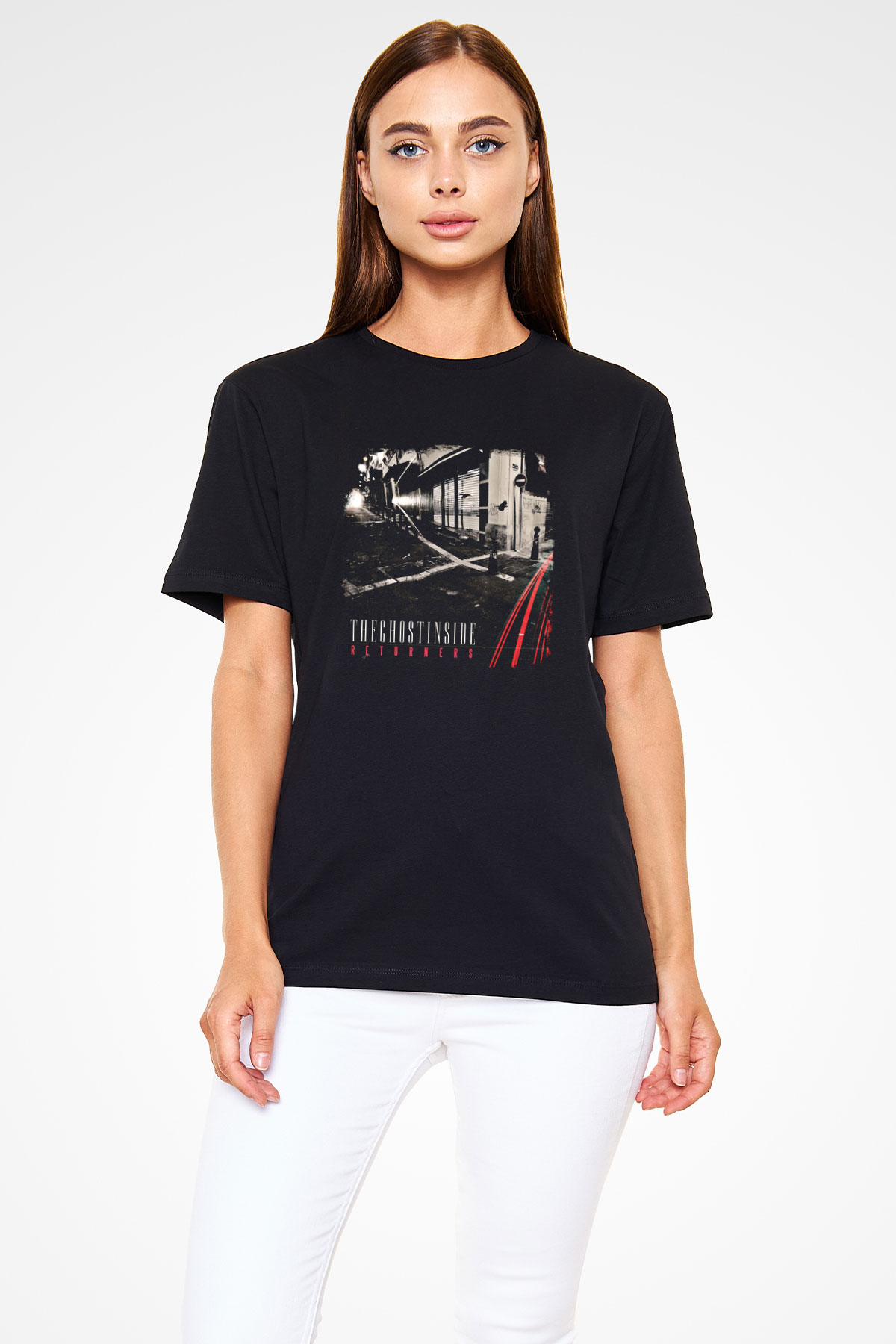 Ghost Inside Baskılı Unisex Siyah Tişört