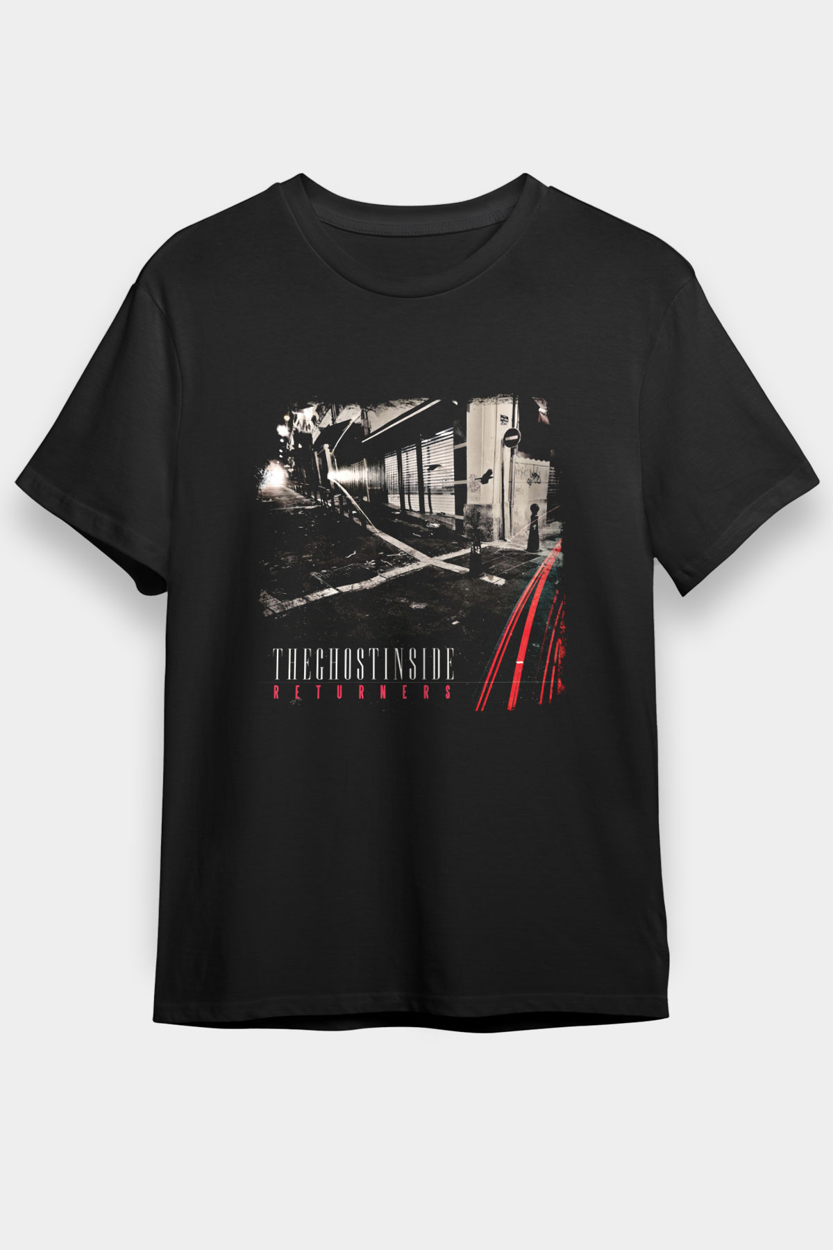 Ghost Inside Baskılı Unisex Siyah Tişört