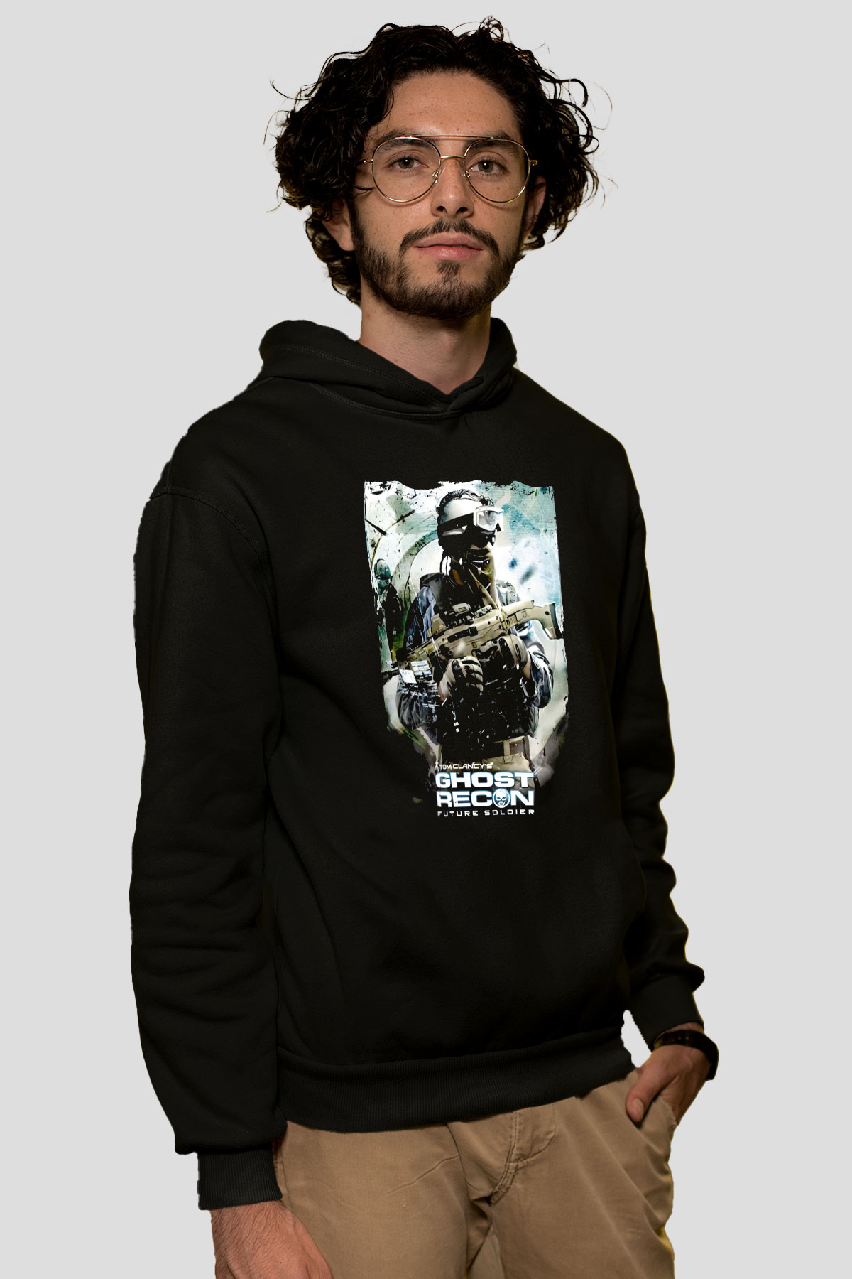 Ghost Recon Siyah Unisex Hoodie