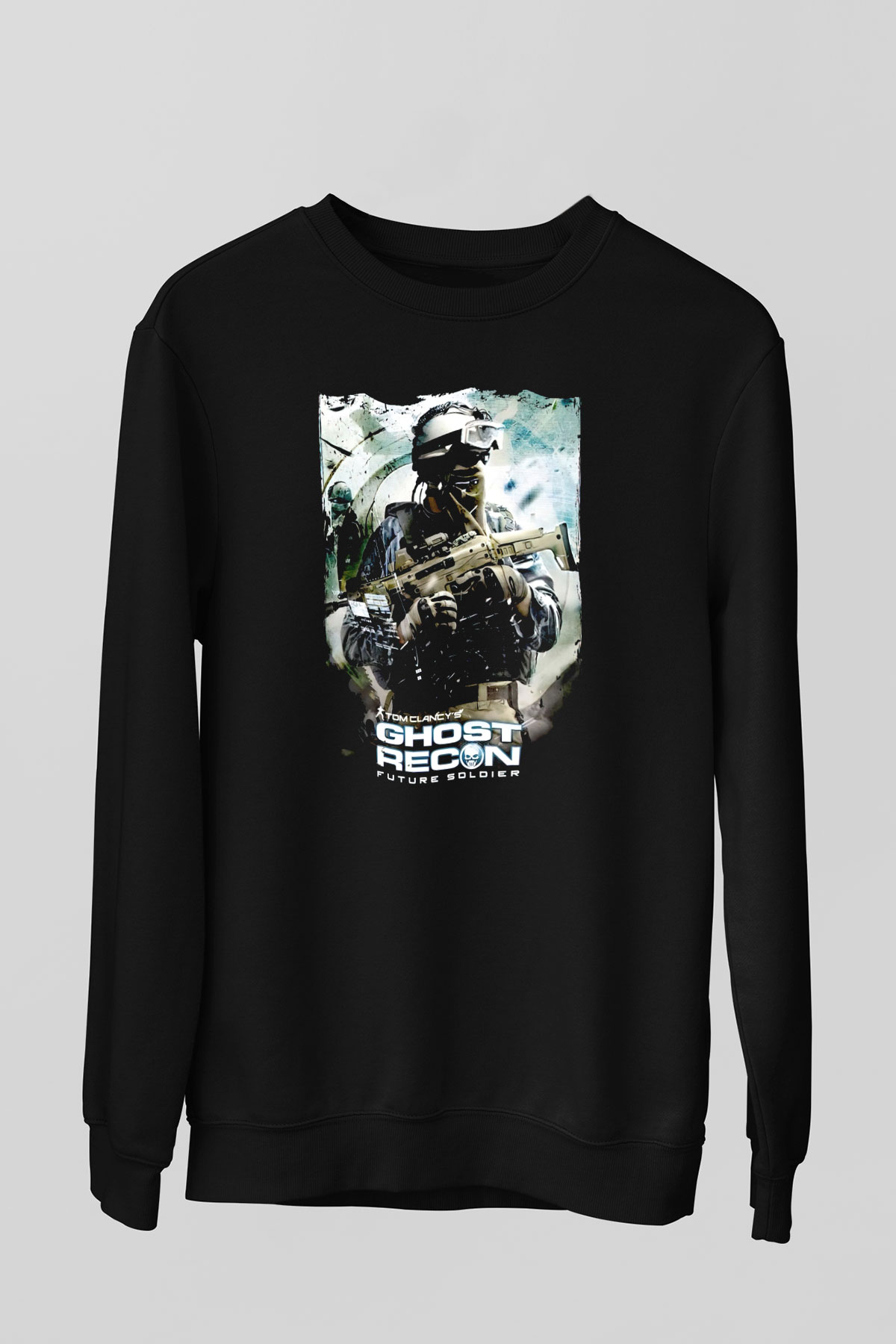 Ghost Recon Siyah Unisex Sweatshirt