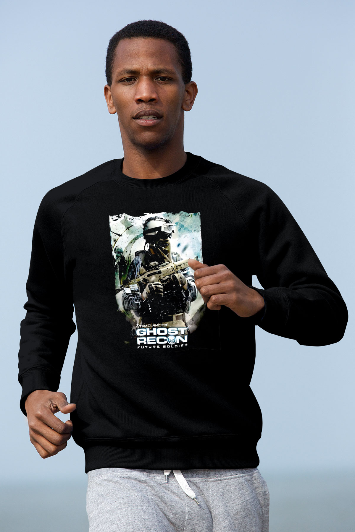 Ghost Recon Siyah Unisex Sweatshirt