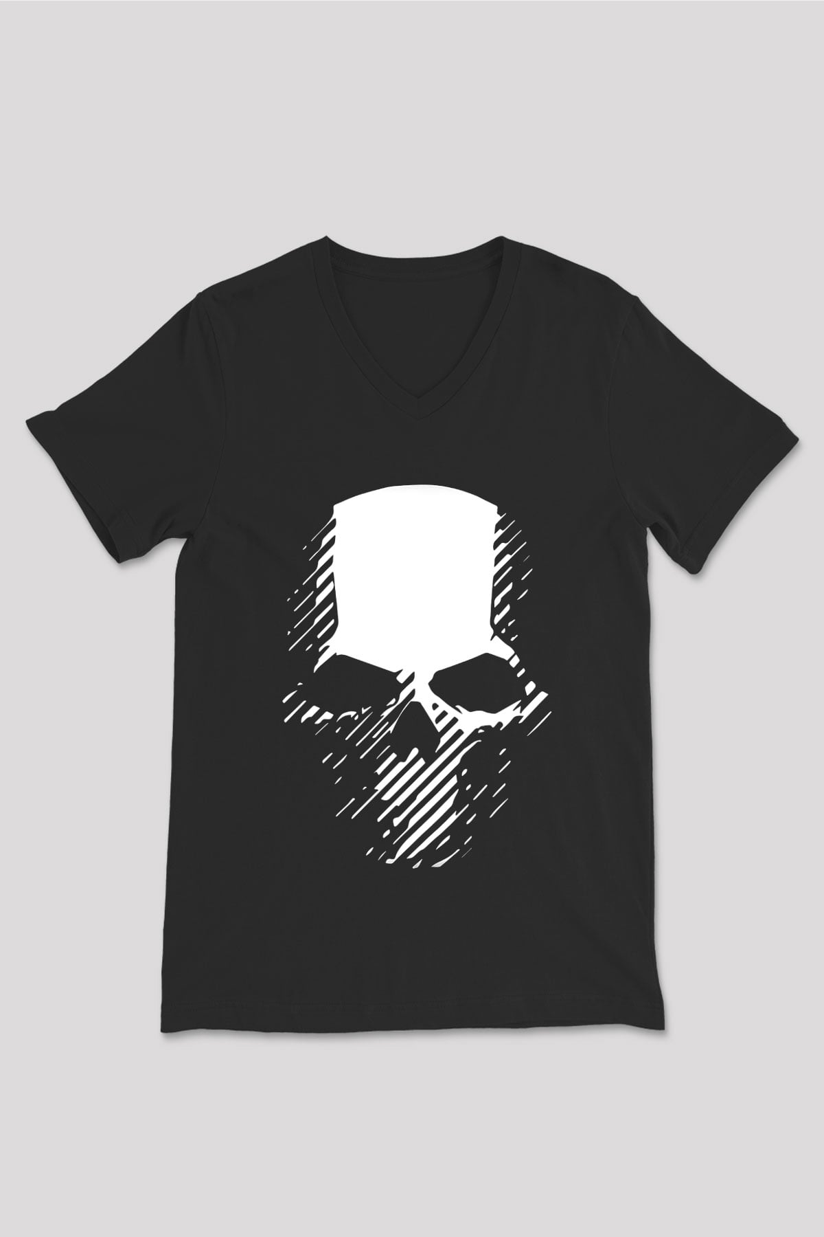 Ghost Recon Siyah Unisex V Yaka Tişört T-Shirt