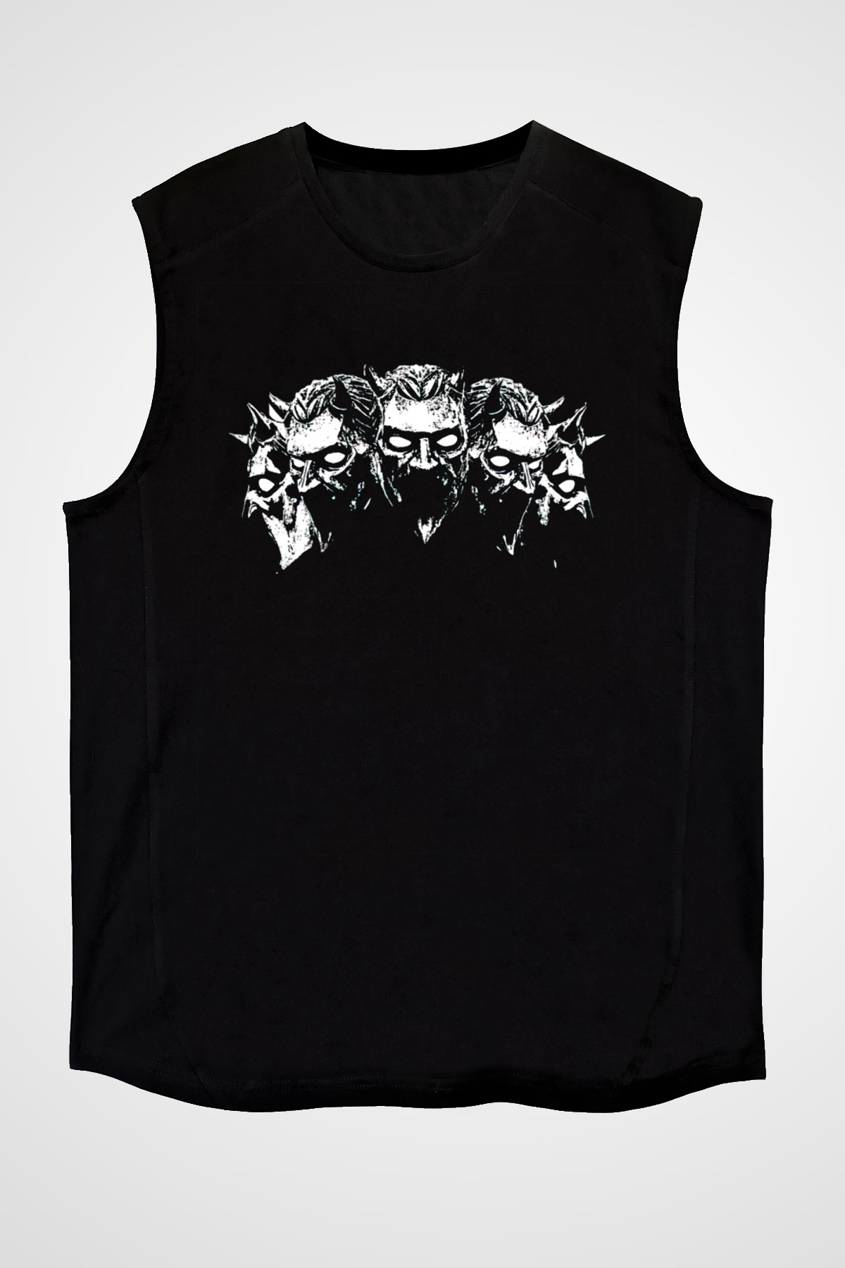 Ghost Siyah Unisex Kolsuz Tişört