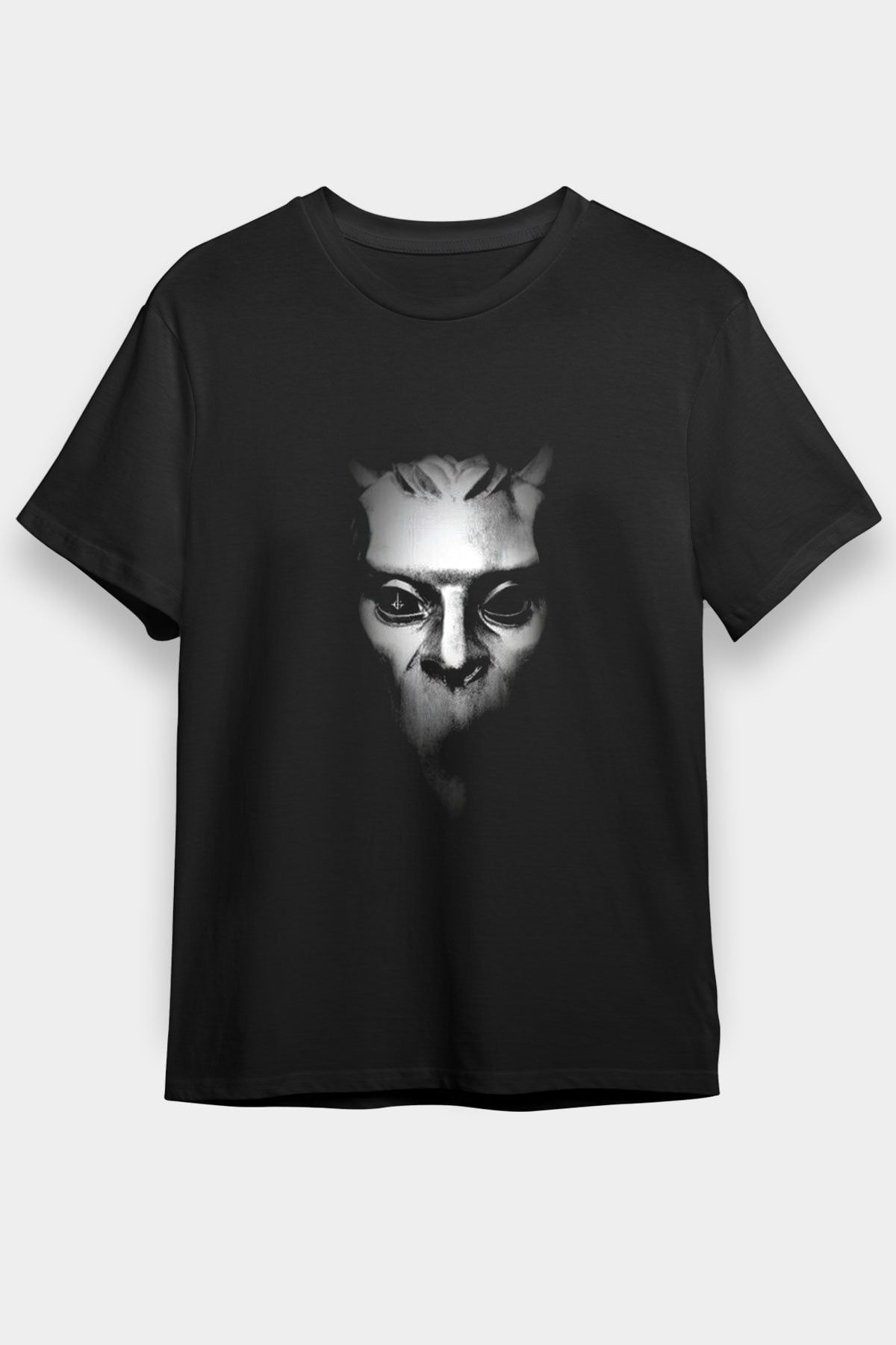 Ghost Siyah Unisex Tişört T-Shirt - TişörtFabrikası