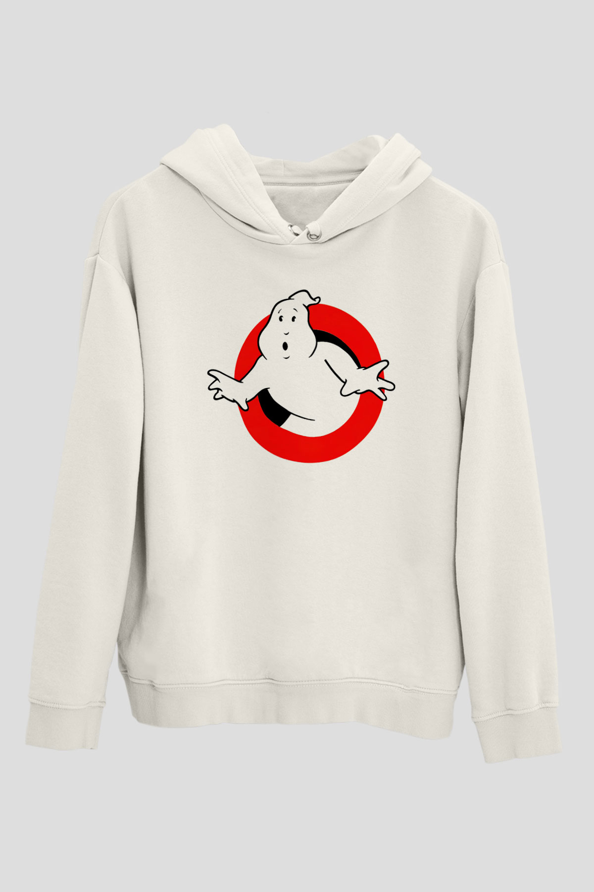Ghostbusters Hayalet Avcıları Beyaz Unisex Hoodie