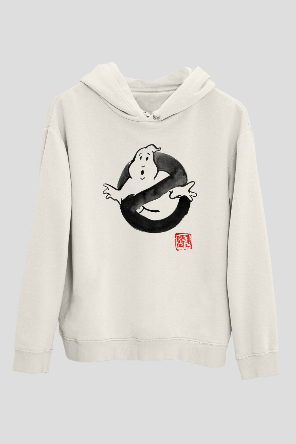 Ghostbusters Hayalet Avcıları Beyaz Unisex Hoodie