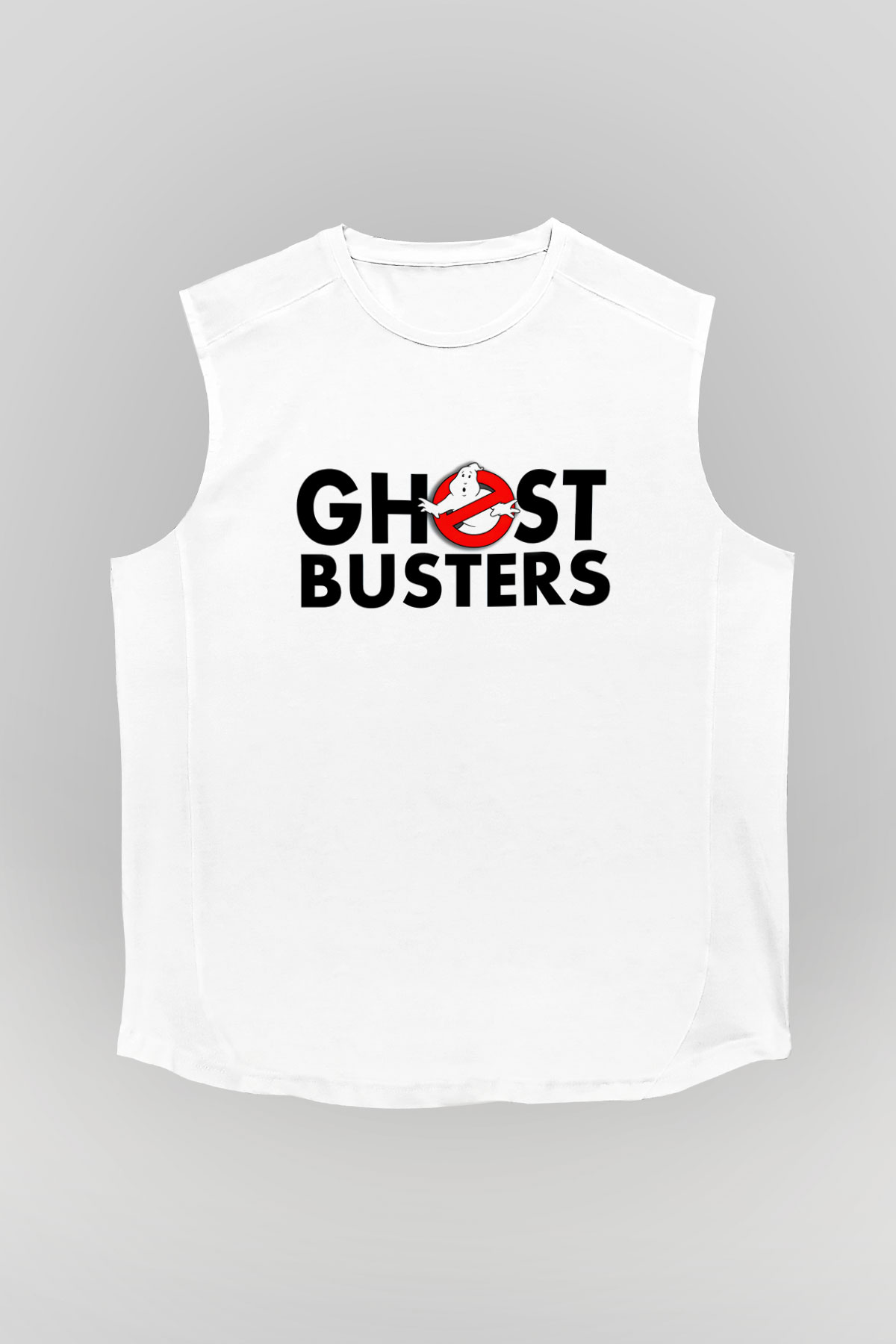 Ghostbusters Hayalet Avcıları Beyaz Unisex Kolsuz Tişört