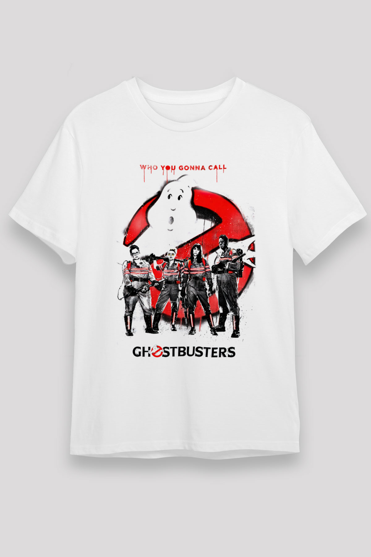 Ghostbusters Hayalet Avcıları Beyaz Unisex Tişört T-Shirt