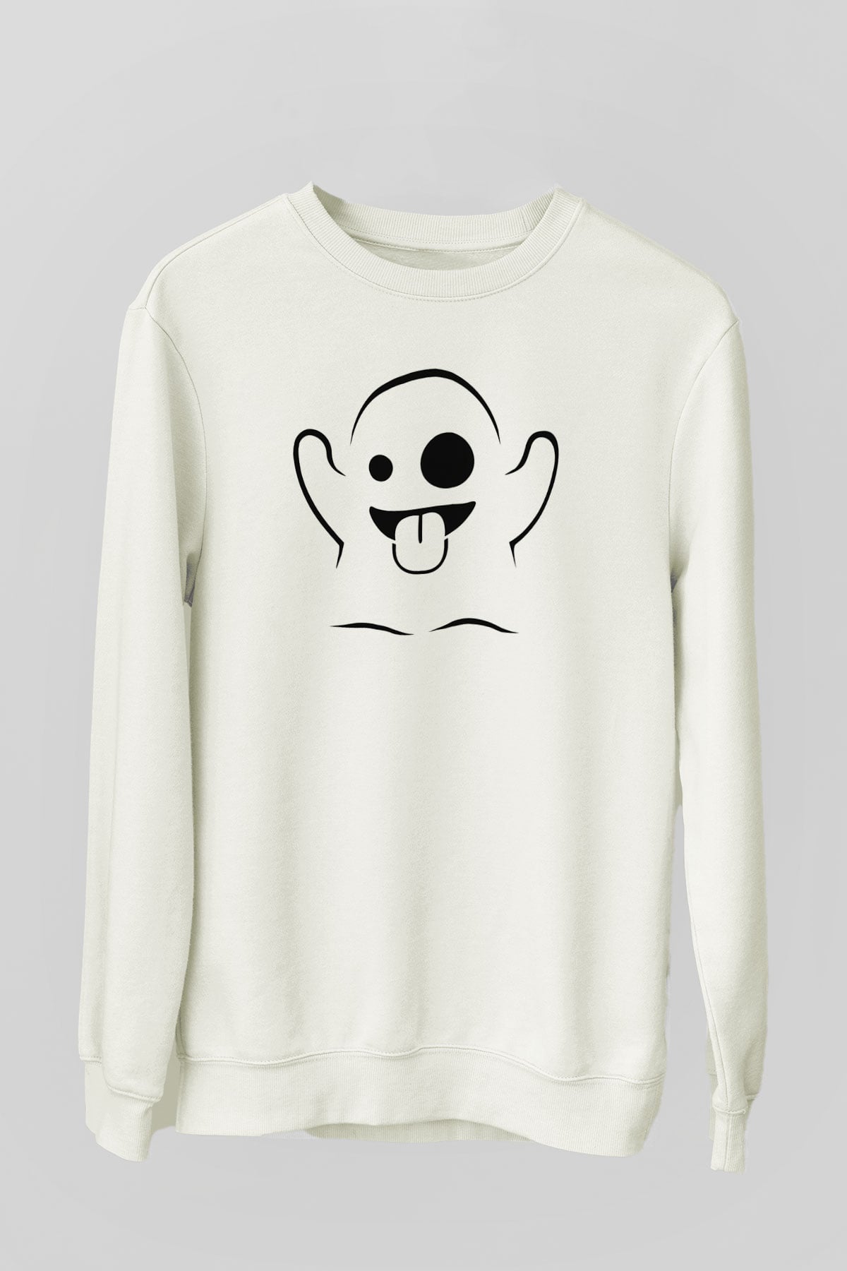 Ghostbusters Hayalet Avcıları Beyaz Unisex Sweatshirt