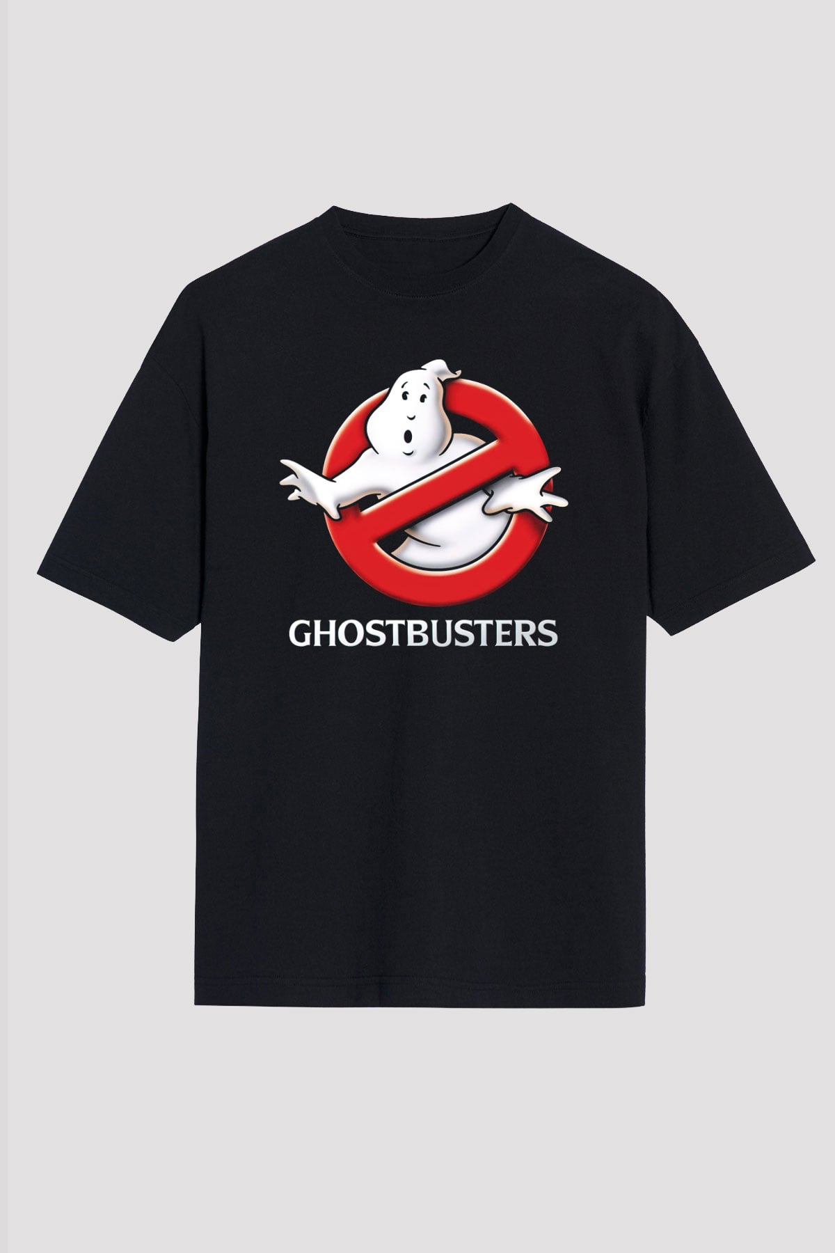 Ghostbusters Hayalet Avcıları Siyah Unisex Oversize Tişört T-Shirt
