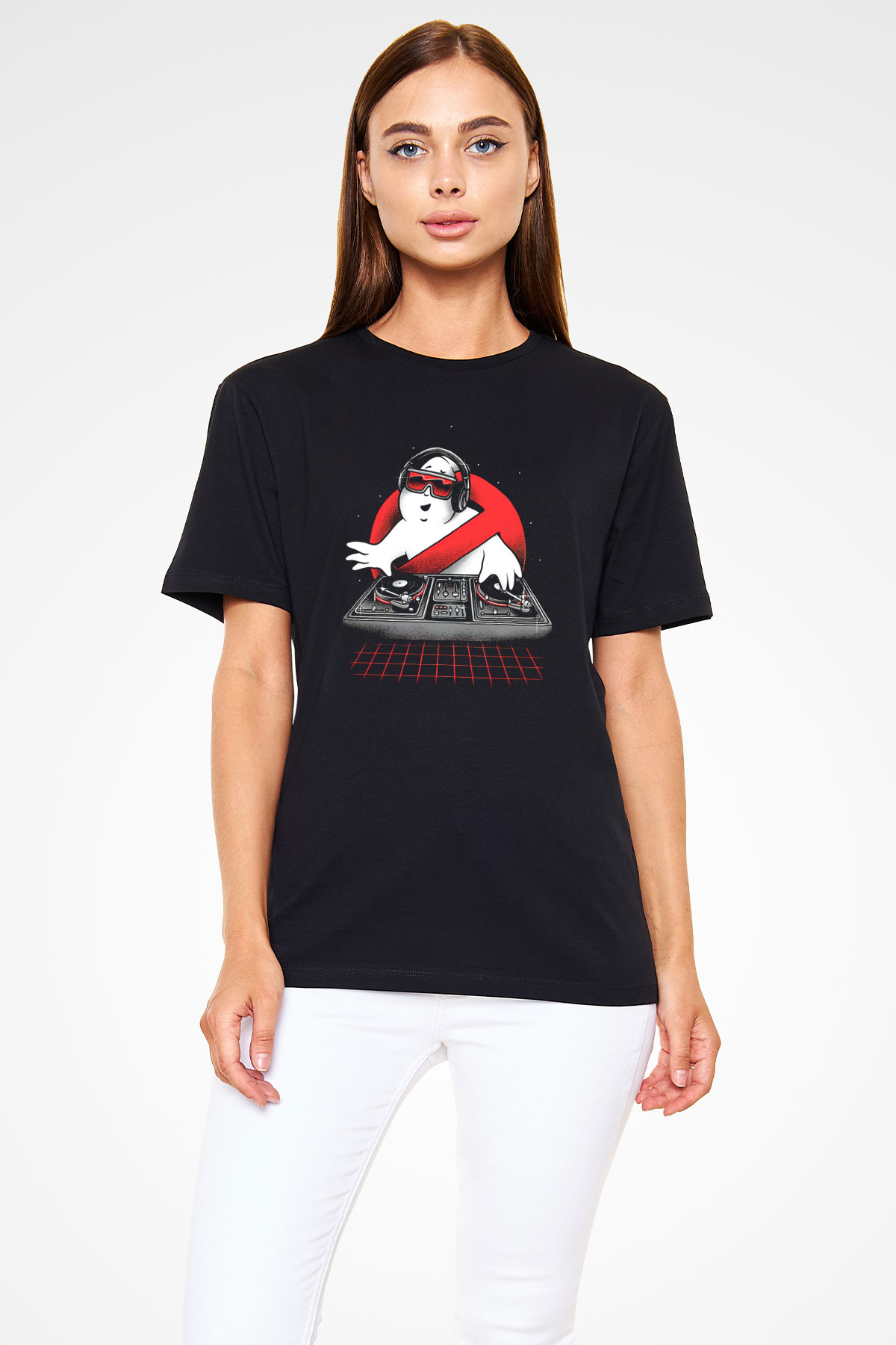 Ghostbusters Hayalet Avcıları Siyah Unisex Tişört T-Shirt