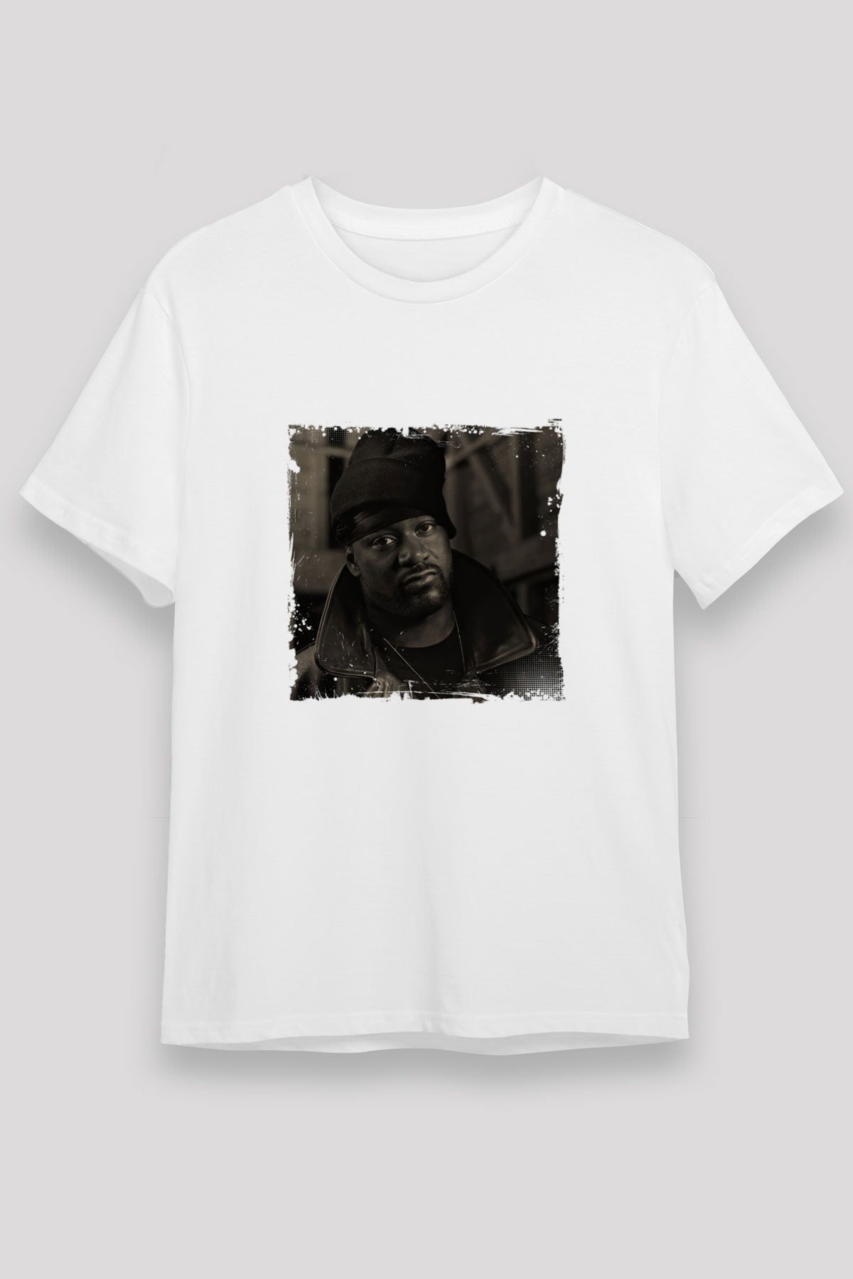 Ghostface Killah Baskılı Unisex Beyaz Tişört